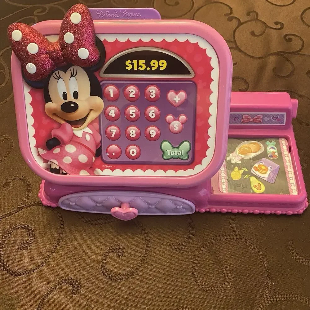Disney Minnie Mouse Cash‎ Register Working With Money